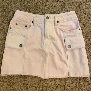 Carmar light pink denim skirt
